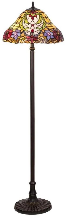 Rabalux 8088 - Tiffany vitrážová stojacia lampa MIRELLA 2xE27/60W/230V