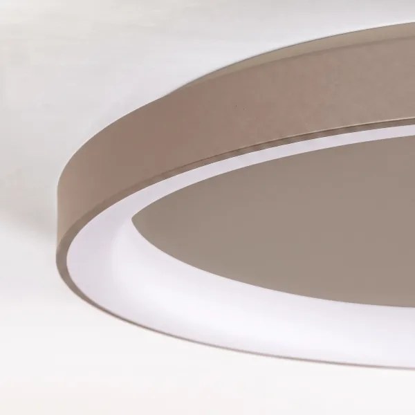 BRILAGI - LED stmievateľné stropné svietidlo FALCON II LED/108W/230V pr. 80 cm béžové + diaľkové ovládanie