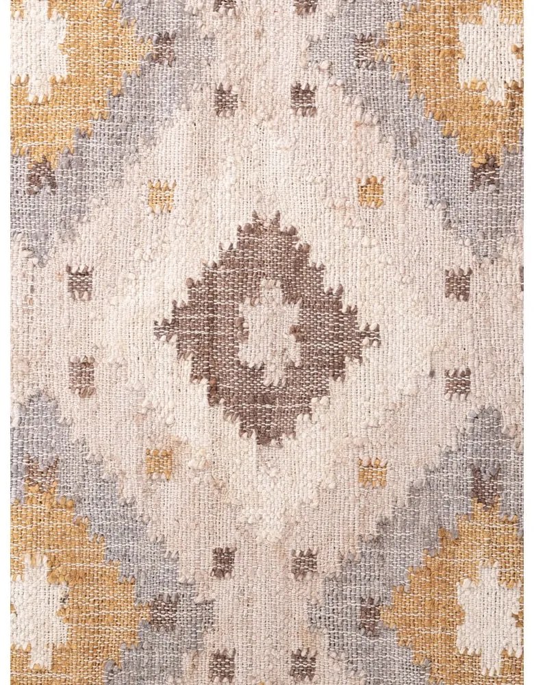 Krémový ručne tkaný jutový behúň 80x200 cm Roya Imani – Elle Decoration