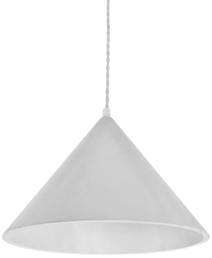 Sivé závesné svietidlo SULION Vilma, výška 150 cm