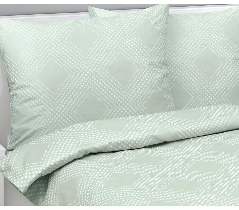 Bellatex Saténové prestieradlá Linie mint , 140 x200 cm, 70 x 90 cm, 140 x 200 cm, 70 x 90 cm
