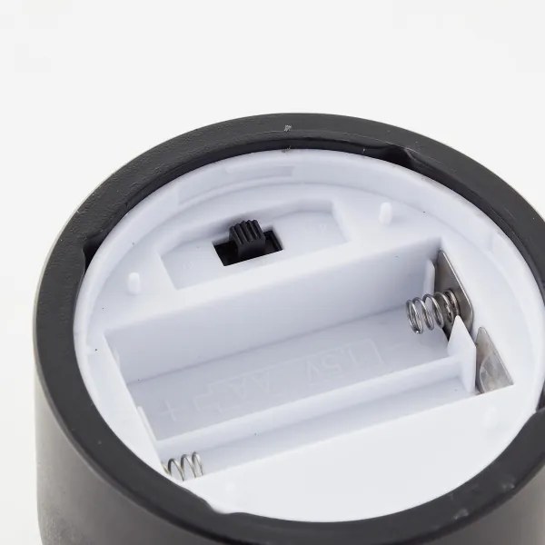 Brilliant - SADA 3x LED sviečok BOUGIE LED/2xAA IP44 čierna/dymová