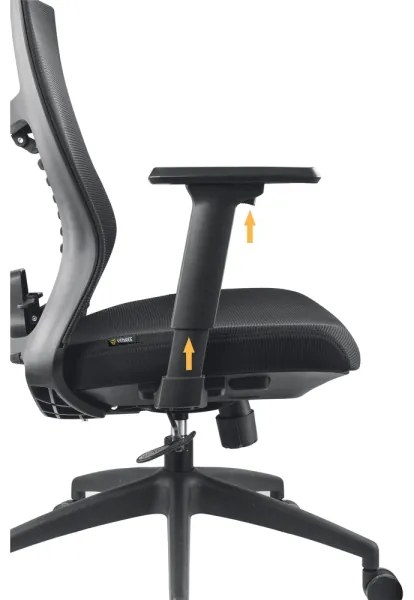 Yenkee - Kancelárska stolička čierna