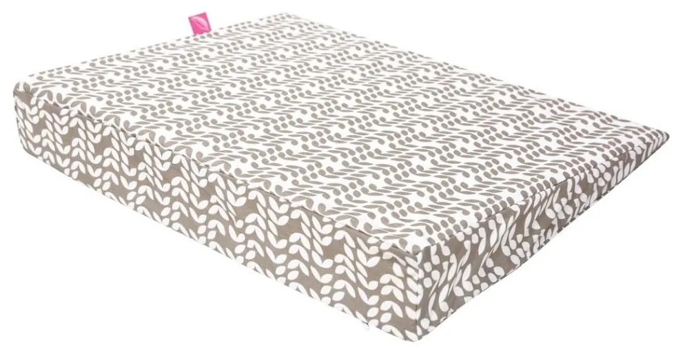 MOTHERHOOD - Vankúš klin 60x45 cm, 0-6 mes. hnedá