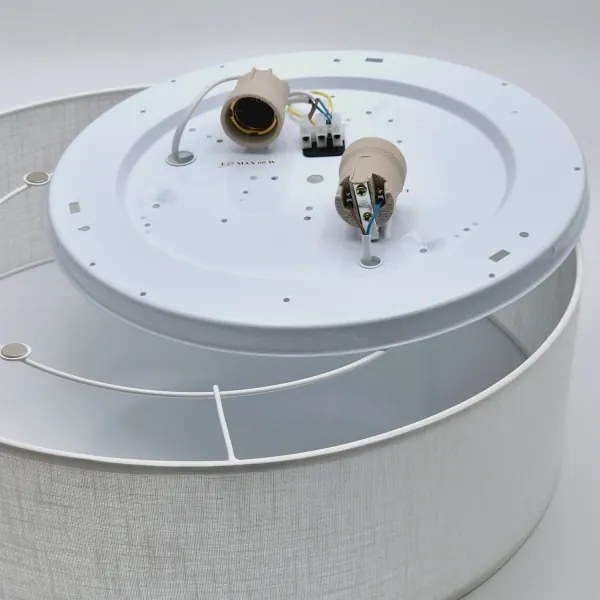 Stropné svietidlo SIRJA 2xE27/60W/230V pr. 45 cm biela