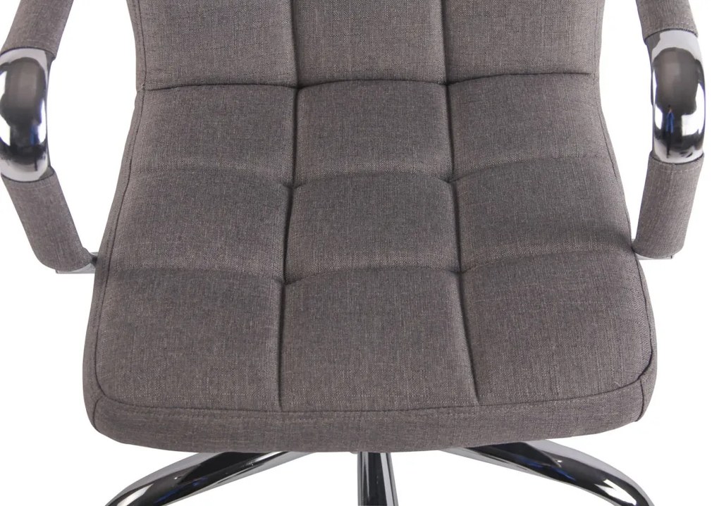 Kancelárska stolička Deli - látka - Sivá