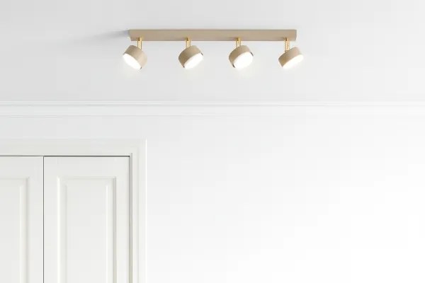 Brilagi - LED RGB stmievateľné bodové svietidlo MONO 4xGX53/14W/230V Wi-Fi Tuya béžové
