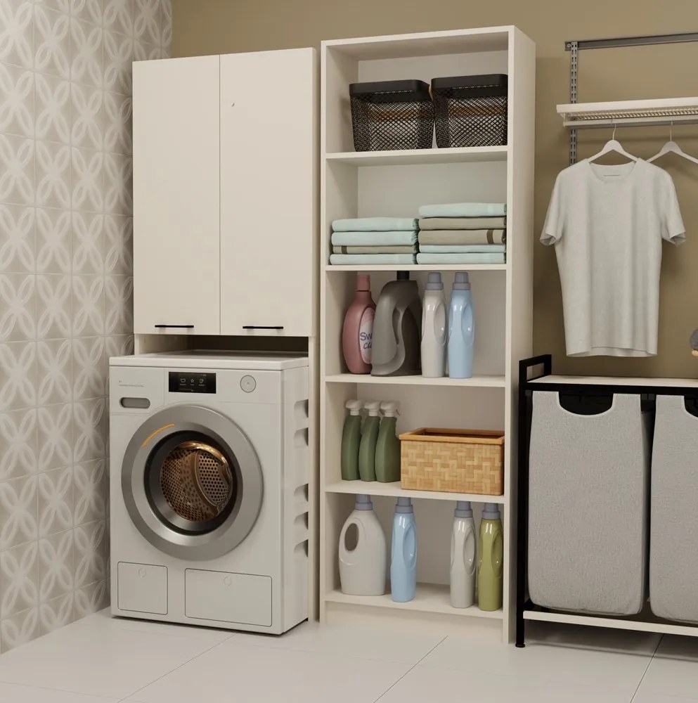 Koupelnová skříňka nad pračku POLA DD kašmírová