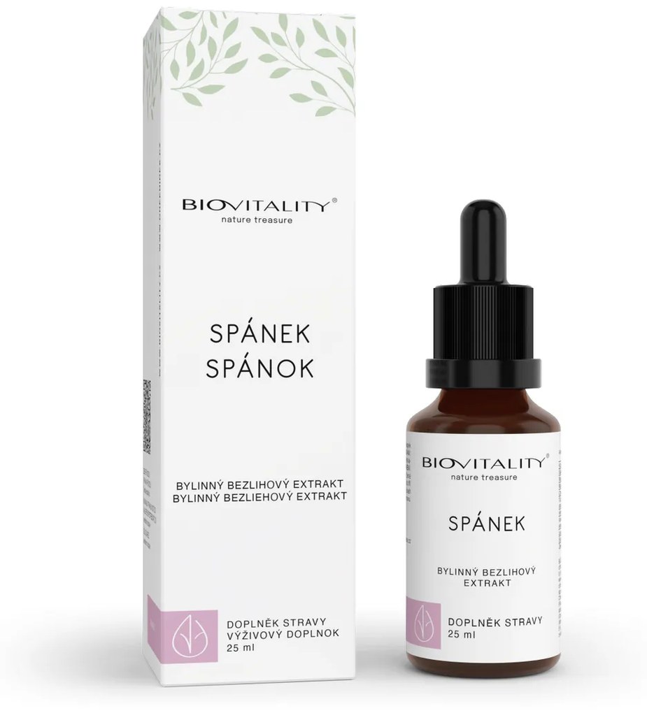Biovitality Spánok bezliehová tinktúra, 25 ml