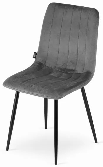 Jedálenská stolička LAVA sivá