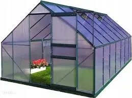 Plantiflex Aluminiová Skleníková Súprava 250x430 Základ Hrubý POLYKARBONÁT-6MM