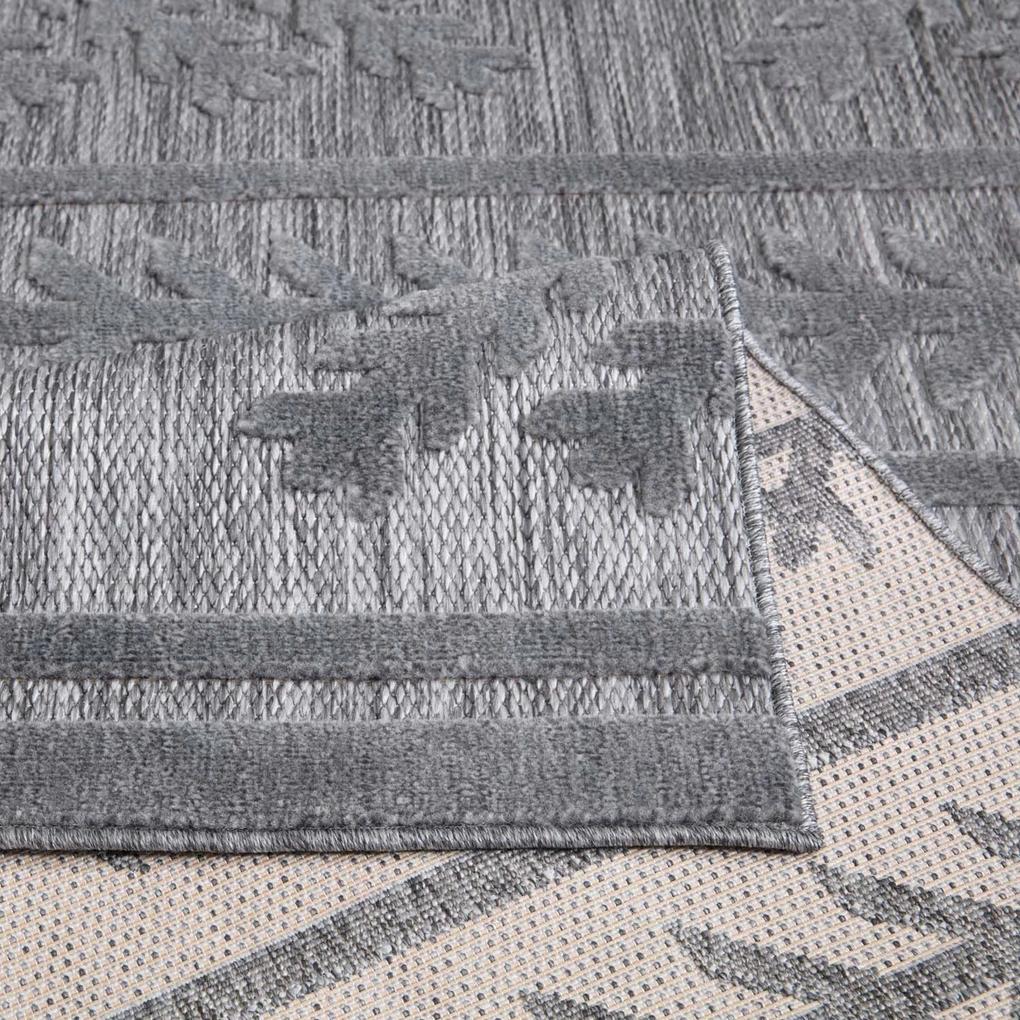 Dekorstudio Terasový koberec SANTORINI - 411 antracitový Rozmer koberca: 140x200cm