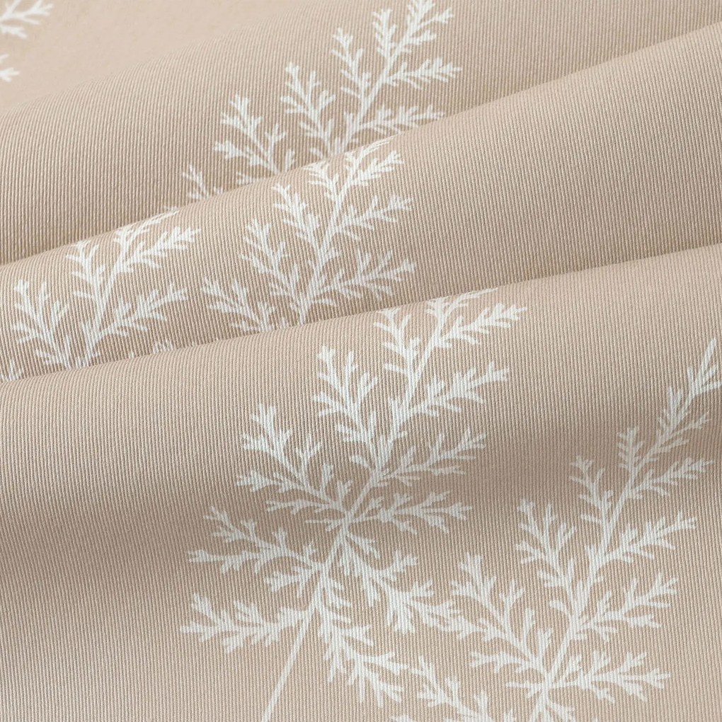 Goldea vianočný hranatý obrus z pevnej bavlny - severské stromčeky 140 x 220 cm