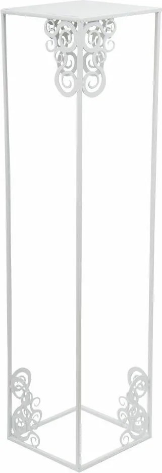 STOJAN NA KVETINÁČ FRAME 80X24X24 CM BIELA