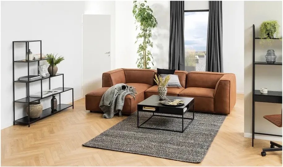 Koňakovohnedý modul pohovky (stredový diel) Fairfield Kentucky – Bonami Selection