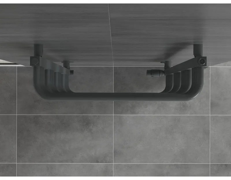 Mexen Apollo, vykurovacie teleso 1210 x 550 mm, 638 W, antracitová, W117-1210-550-00-66
