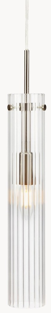 Malé sklenené závesné svietidlo Tubo