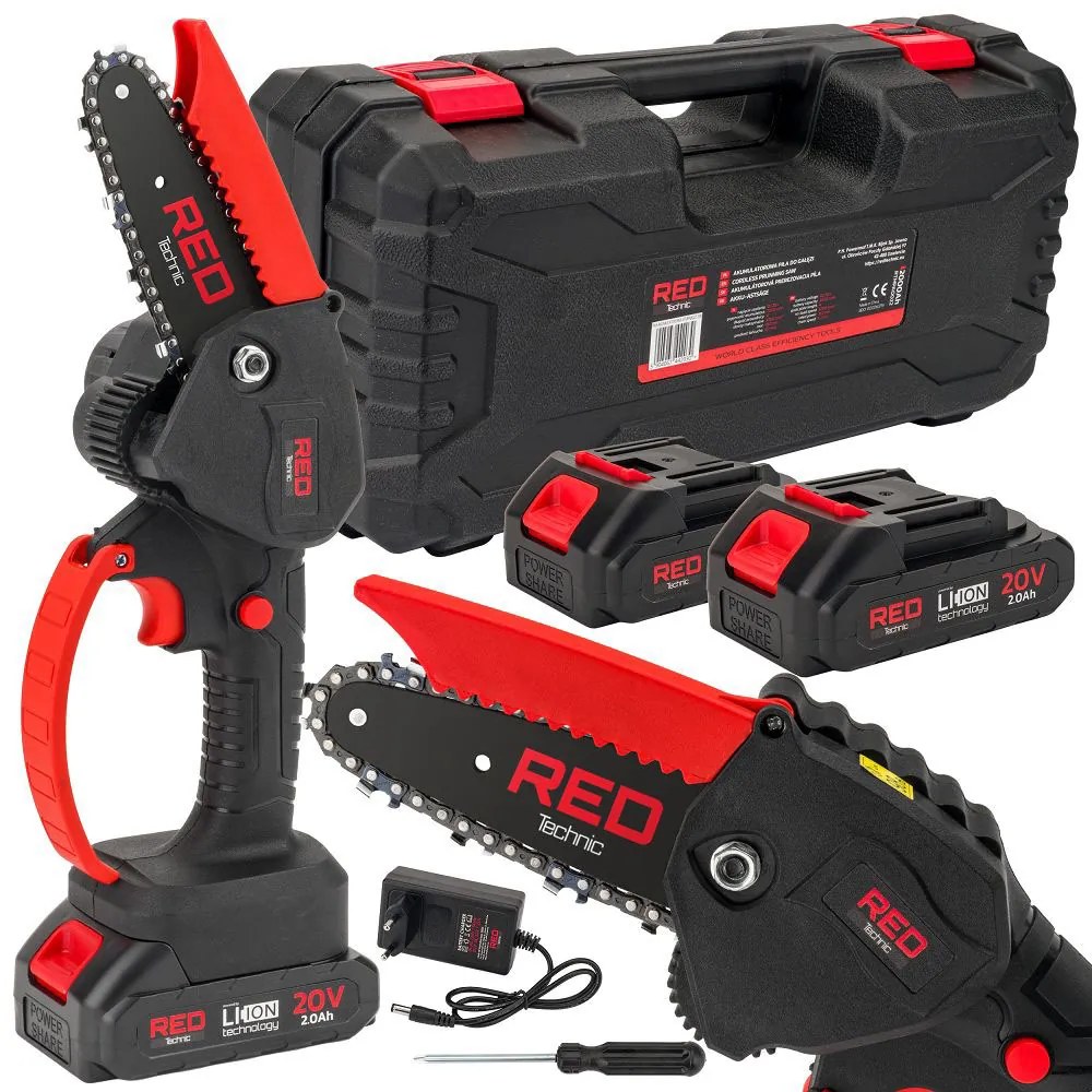 Aku reťazová píla RTMPA0022, 20V, 350W | RED TECHNIC