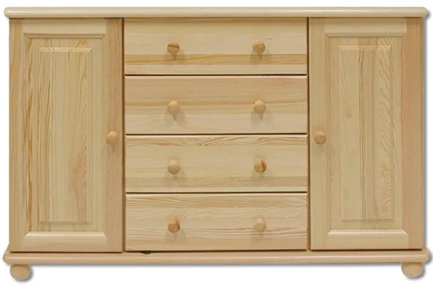 Komoda z Borovice KD122 surová