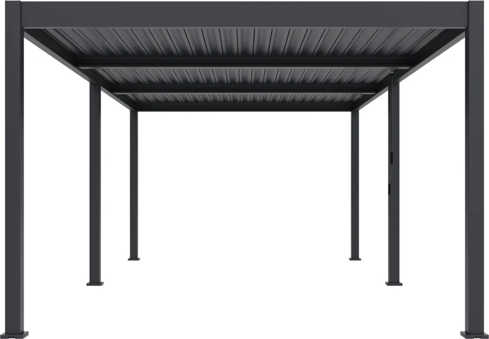 Bioklimatická pergola INTRO DUO 7,2x3,6m, hliník, voľne stojaca