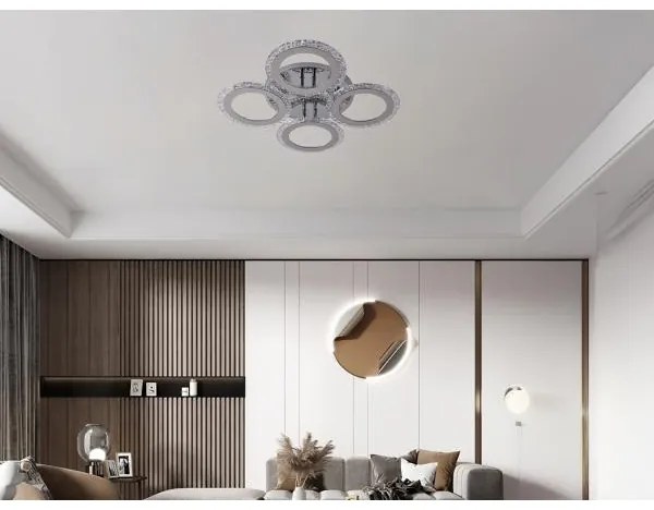 LED Stmievateľný prisadený luster LED/55W/230V 3000-6500K + DO