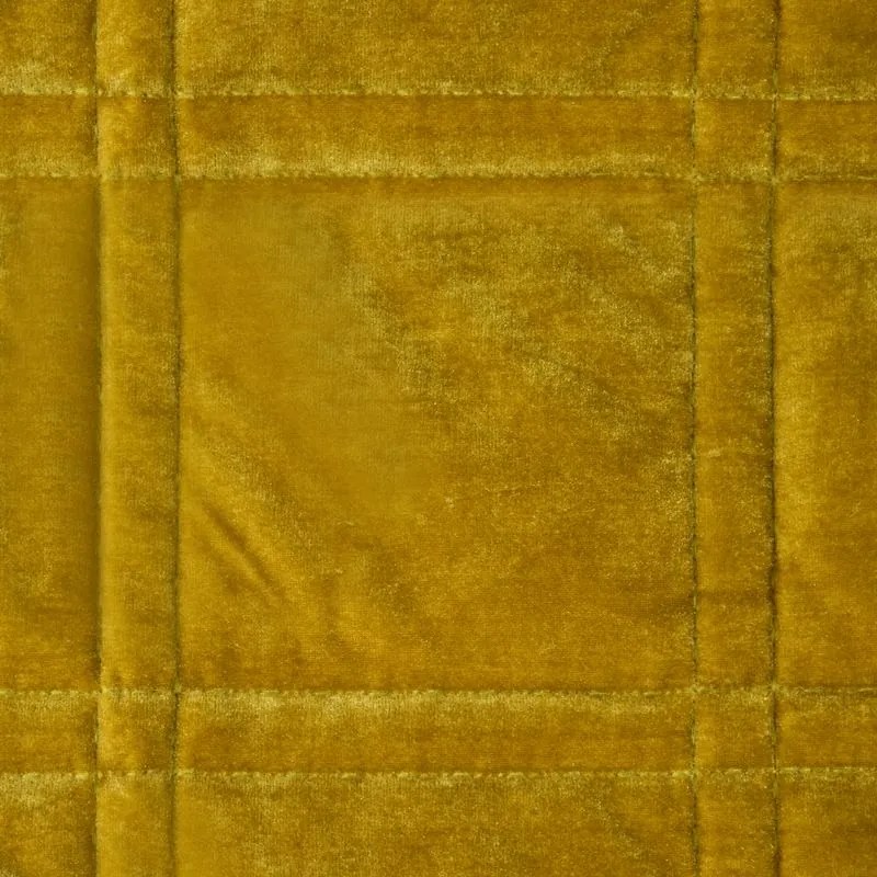 Dekorstudio Luxusný zamatový prehoz na posteľ KRISTIN2 v horčicovej farbe Rozmer prehozu (šírka x dĺžka): 220x240cm