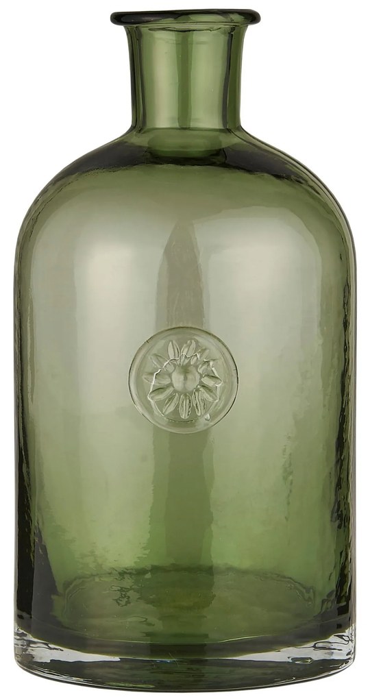 IB LAURSEN Sklenená váza Pharmacy Emblem Green