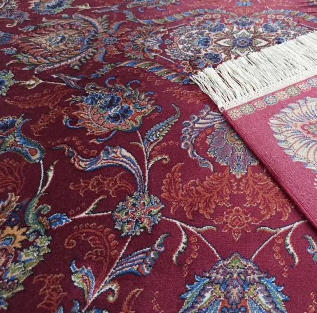 Koberec Exkluzívny Qum Silk 08 červený