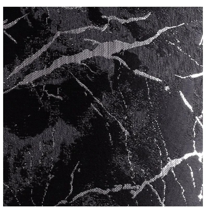 Závesné svietidlo Werona duo 3, 1x čierne textilné tienidlo so vzorom, s