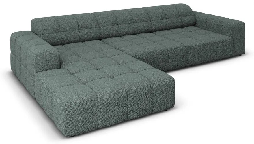 Tyrkysová rohová pohovka (ľavý roh) Chicago – Cosmopolitan Design