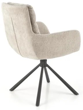 Jedálna stolička HALSA, 1 ks, béžová