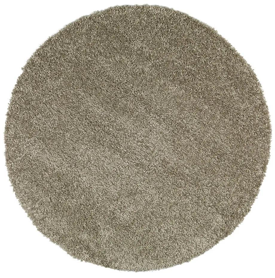 Sivý koberec Universal Aqua Liso, ø 80 cm