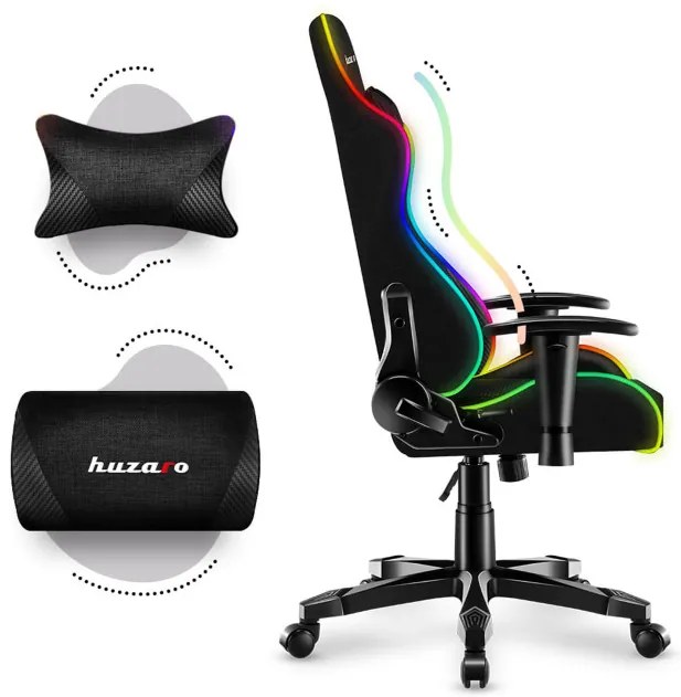 Detská herná stolička Ranger - 6.0 RGB mesh
