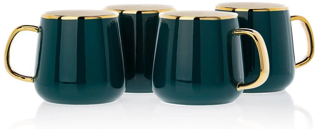 Čajový/kávový set Noah Green Gold