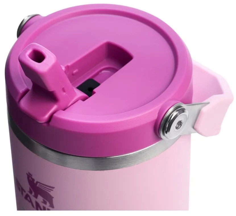 Ružová termoska 890 ml IceFlow Flip Straw 2.0 – Stanley