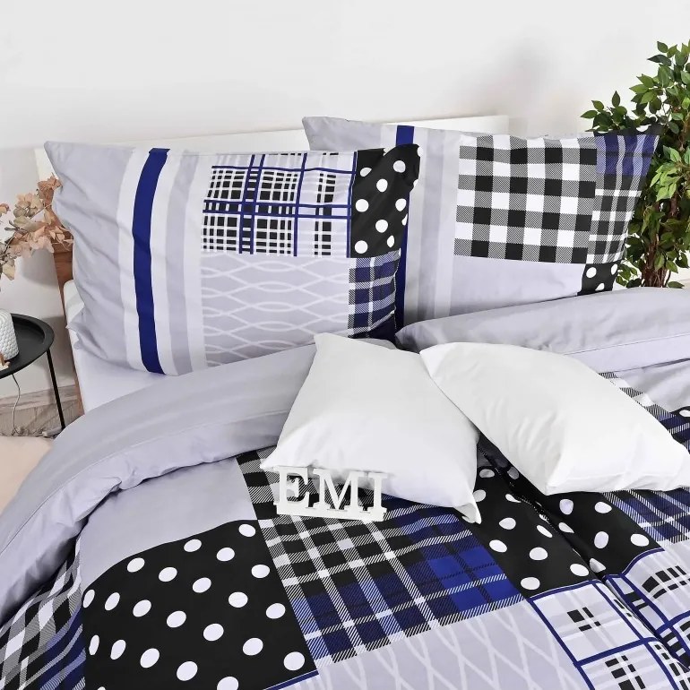 Obliečky bavlnené Art EMI, Štandardný set jednolôžko obsahuje 1x 140x200 + 1x 70x90