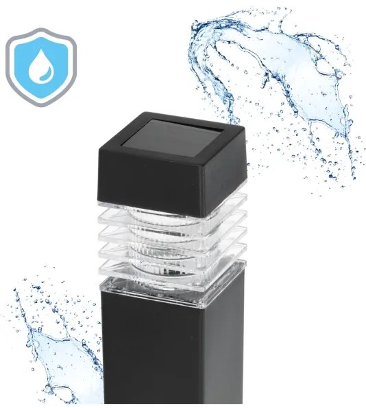 SADA 4x LED Solárna lampa LED/0,06W/1,2V 1xAAA 6000K IP44 100 mAh