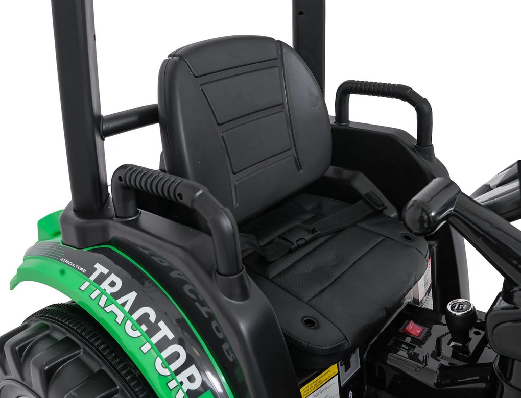 Ramiz MEGA Traktor D68 s prívesom zelený