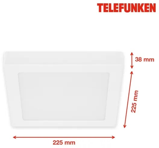 Telefunken 309606TF - LED RGBW Stmievateľné svietidlo LED/18W/230V Wi-Fi Tuya