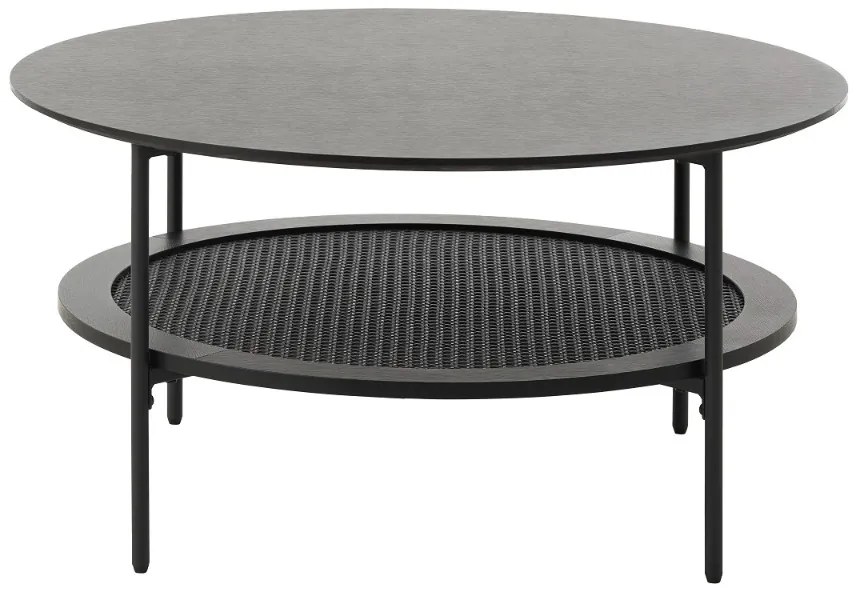 Dizajnový konferenčný stolík Lakshmana 80 cm čierny