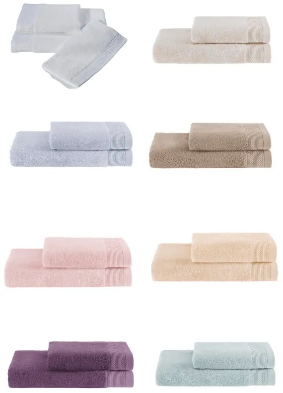 Soft Cotton Darčeková sada uterák a osuška BAMBOO