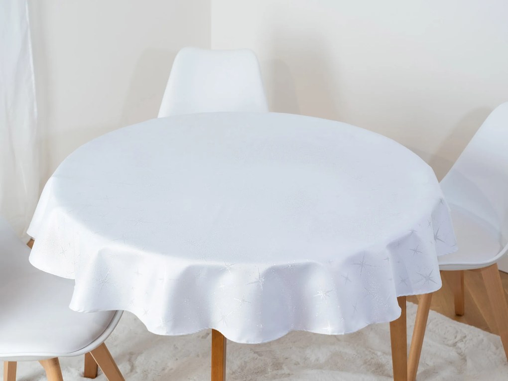 Okrúhly vianočný obrus Ø 80 cm – Vianočná hviezda