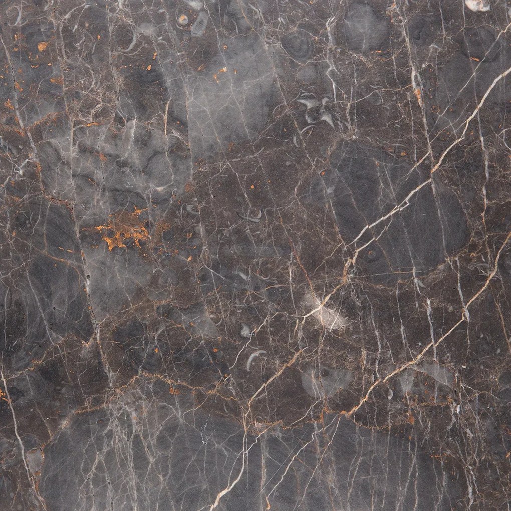 Odkládací stolek Naxos 50 cm mramor hnědý