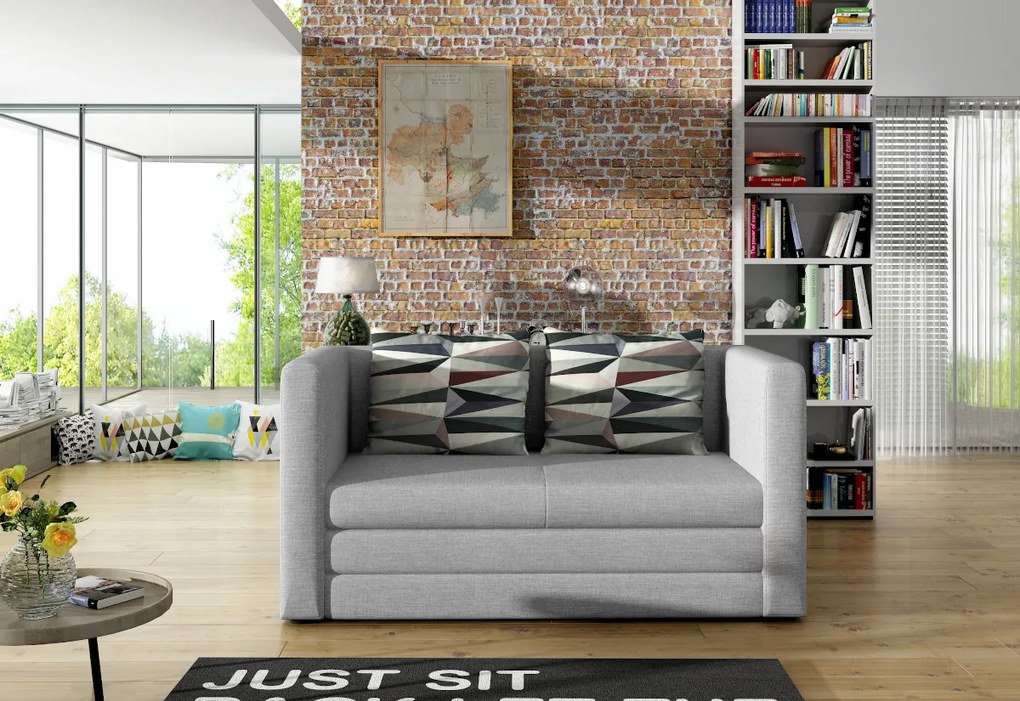 Rozkladacia pohovka AVEN, 132x70x65, alova14/lima75