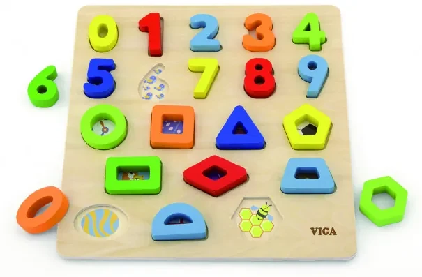 Triedička tvarov Viga 50119 čísla a tvary
