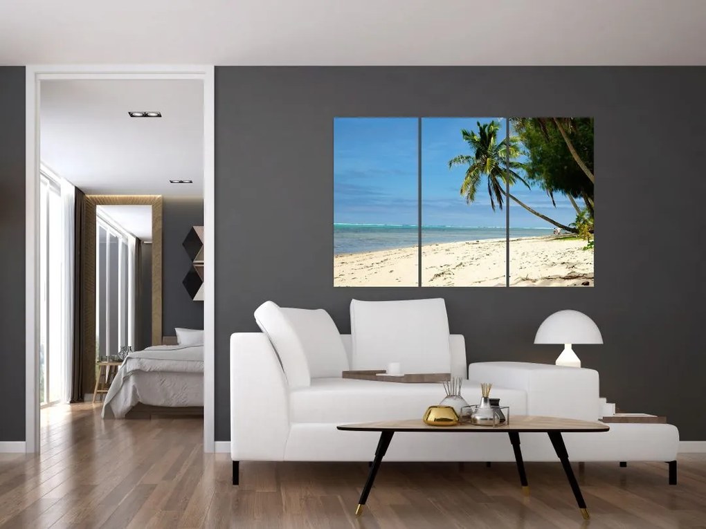 Fotka pláže - obraz