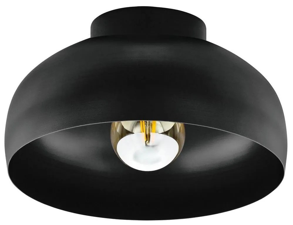 Eglo 900553 - Stropné svietidlo MOGANO 1xE27/40W/230V čierna