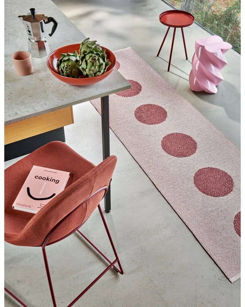 Svetločervený vnútorný a vonkajší koberec 70x120 cm Vera Pop Blush – Pappelina