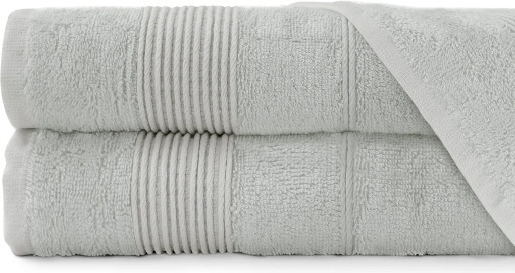 BAMBUSOVÝ UTERÁK MORENO 70X140 CM SIVÁ