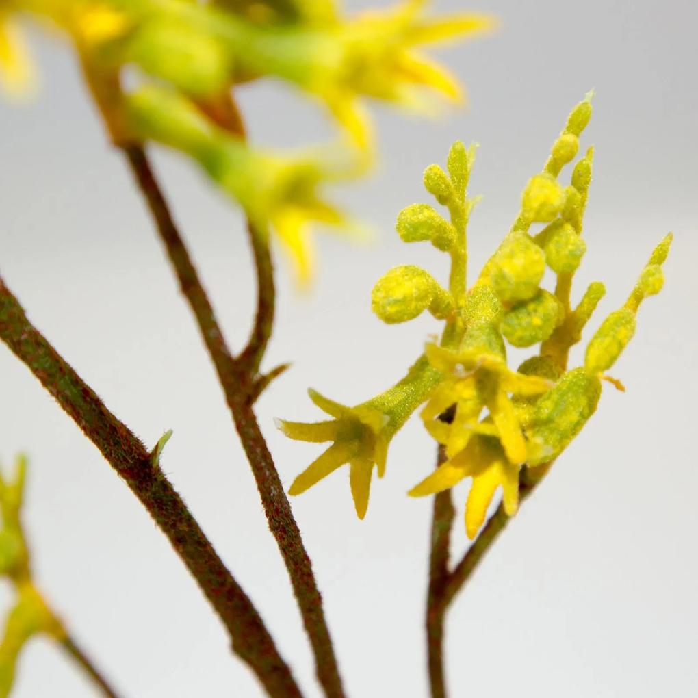 Dekoratívna kvetina 75 cm , s kvetmi 40 cm, kvet 6 cm žltá